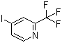 结构式 CAS# 590371-73-6, 4-碘-2-(三氟甲基)吡啶