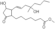 Misoprostol molecular structure (CAS 59122-46-2)