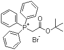 (叔丁氧基羰基甲基)三苯基溴化鏻分子结构 (CAS 59159-39-6)