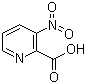 结构式 CAS# 59290-85-6, 3-硝基吡啶-2-甲酸