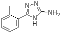 structure of CAS# 59301-23-4, 5-(2-Methylphenyl)-4H-1,2,4-triazol-3-amine
