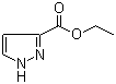 结构式 CAS# 5932-27-4, 3-乙氧羰基吡唑; 吡唑-3-甲酸乙酯