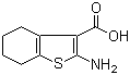 structure of CAS# 5936-58-3, 2-Amino-4,5,6,7-tetrahydrobenzo[b]thiophene-3-carboxylic acid;2-Amino-4,5,6,7-tetrahydro-1-benzothiophene-3-carboxylic acid