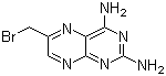 structure of CAS# 59368-16-0, 6-Bromomethyl-2,4-diaminopteridine;2,4-Diamino-6-bromomethylpteridine; 6-(Bromomethyl)-2,4-pteridinediamine