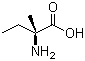 L-Isovaline molecular structure (CAS 595-40-4)