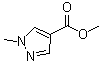 Methyl 1-methyl-1H-pyrazole-4-carboxylate molecular structure (CAS 5952-93-2)