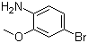 结构式 CAS# 59557-91-4, 4-溴-2-甲氧基苯胺
