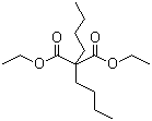 structure of CAS# 596-75-8, Diethyl dibutylmalonate;Dibutylpropanedioic acid diethyl ester