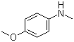 结构式 CAS# 5961-59-1, N-甲基-4-氨基苯甲醚; 4-甲氧基-N-甲基苯胺