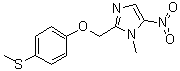 结构式 CAS# 59729-37-2, 非昔硝唑