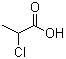 2-氯丙酸分子结构 (CAS 598-78-7)