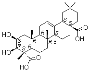 结构式 CAS# 599-07-5, 苜蓿酸