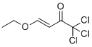 structure of CAS# 59938-07-7, (E)-1,1,1-trichloro-4-ethoxybut-3-en-2-one