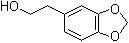 1,3-苯并二恶茂-5-乙醇分子结构 (CAS 6006-82-2)