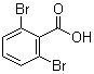 structure of CAS# 601-84-3, 2,6-Dibromobenzoic acid