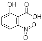 结构式 CAS# 601-99-0, 2-羟基-6-硝基苯甲酸
