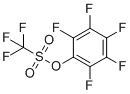 Pentafluorophenyl trifluoromethanesulfonate molecular structure (CAS 60129-85-3)