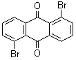 1,5-二溴蒽醌分子结构 (CAS 602-77-7)