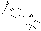 structure of CAS# 603143-27-7, 4-(Methanesulfonyl)phenylboronic acid pinacol ester;2-(4-Methanesulfonylphenyl)-4,4,5,5-tetramethyl-1,3,2-dioxaborolane