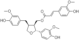 结构式 CAS# 60337-67-9, 9-O-阿魏酰落叶松脂