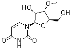 structure of CAS# 6038-59-1, 3'-O-Methyluridine