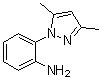 结构式 CAS# 60418-47-5, 3,5-二甲基-1-(2-氨基苯基)吡唑