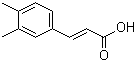 结构式 CAS# 60521-25-7, 3-(3,4-二甲基苯基)丙烯酸
