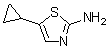 5-环丙基-2-噻唑胺分子结构 (CAS 606092-87-9)
