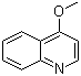 结构式 CAS# 607-31-8, 4-甲氧基喹啉