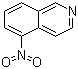 5-硝基异喹啉分子结构 (CAS 607-32-9)