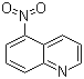结构式 CAS# 607-34-1, 5-硝基喹啉
