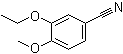structure of CAS# 60758-86-3, 3-Ethoxy-4-methoxybenzonitrile