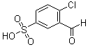 structure of CAS# 60767-69-3, 4-Chloro-3-formylbenzenesulfonic acid