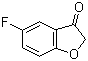结构式 CAS# 60770-49-2, 5-氟-3-苯并呋喃酮; 5-氟-2,3-二氢-1-苯并呋喃-3-酮