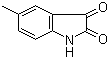 structure of CAS# 608-05-9, 5-Methylisatin;5-Methylindole-2,3-dione