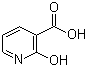 2-羟基烟酸分子结构 (CAS 609-71-2)