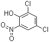 结构式 CAS# 609-89-2, 2,4-二氯-6-硝基苯酚