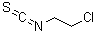 structure of CAS# 6099-88-3, 2-Chloroethyl isothiocyanate;beta-Chloroethyl isothiocyanate