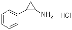 structure of CAS# 61-81-4, 2-Phenylcyclopropanamine hydrochloride;2-Phenylcyclopropylamine hydrochloride; NSC 156919