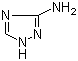 structure of CAS# 61-82-5, Triazol-3-amine;Amino-1,2,4-triazole; Amino-s-triazole