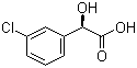 structure of CAS# 61008-98-8, (R)-(-)-3-Chloromandelic acid;(R)-2-(3-Chlorophenyl)-2-hydroxyethanoic acid; (R)-3-Chloromandelic acid; (R)-m-Chloromandelic acid; (R)-(3-Chlorophenyl)hydroxyacetic acid