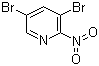 结构式 CAS# 610261-34-2, 3,5-二溴-2-硝基吡啶