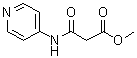 结构式 CAS# 610281-60-2, 3-氧代-3-(4-吡啶基氨基)丙酸甲酯