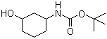 结构式 CAS# 610302-03-9, 3-羟基环己基氨基甲酸叔丁酯