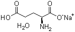 L(+)-Monosodium glutamate monohydrate molecular structure (CAS 6106-04-3)