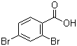 结构式 CAS# 611-00-7, 2,4-二溴苯甲酸