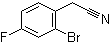 structure of CAS# 61150-58-1, 2-Bromo-4-fluorobenzeneacetonitrile