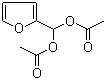(乙酰氧基)(2-呋喃基)甲基乙酸酯分子结构 (CAS 613-75-2)