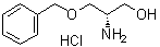 结构式 CAS# 61366-43-6, (S)-2-氨基-3-(苄氧基)-1-丙醇盐酸盐
