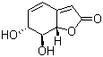 structure of CAS# 61371-55-9, NSC 290808;(6R,7S,7aS)-7,7a-Dihydro-6,7-dihydroxy-2(6H)-benzofuranone